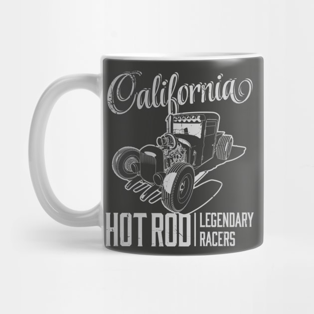 California Hot Rod Legendary Racers by funkymonkeytees